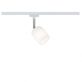 Светильник Paulmann Spot Blossom max. 1x10W G9 для шинопровода URail хром матовый/сатиновое стекло