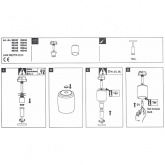 Светильник Paulmann Spot Blossom max. 10W G9 для шинопровода URail белый, прозрачное/сатин стекло