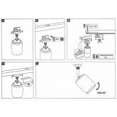 Светильник Paulmann Spot Blossom max. 1x10W G9 для шинопровода URail белый/опаловое стекло
