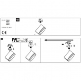 Подвесной светильник Paulmann Spot Arena DIM 15W 2700K 1180Lm для шинопровода URail белый
