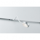 Светильник Paulmann Wall Spot Discus 5.5W 2700K 440Lm для шинопровода URail Хром матовый/Белый