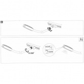 Светильник Paulmann Wall Spot Discus 5.5W 2700K 440Lm для шинопровода URail Хром матовый/Белый