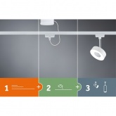 Подвесной светильник Paulmann Pendulum Capsule II DIM 6W 2700K 338Lm 130см для шинопровода URail