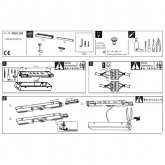 Готовый комплект шинопровода Paulmann URail Barelli max. 3x10W GU10 1,2m хром матовый/хром