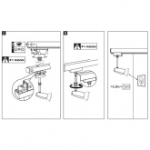 Светильник Paulmann Barelli max. 10W GU10 для шинопровода URail Хром матовый/Хром