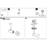 Светильник Paulmann Barelli max. 10W GU10 для шинопровода URail Хром матовый/Хром