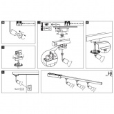 Готовый комплект шинопровода Paulmann URail Pure II max. 3x10W GU10 1,2m хром матовый/хром
