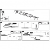 Готовый комплект шинопровода Paulmann URail Pure II max. 3x10W GU10 1,2m хром матовый/хром