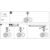 Светильник Paulmann DIM LED spot Double Pellet 2x4W 2700K 240Lm для шинопровода URail Хром матовый