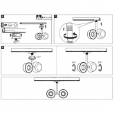 Светильник Paulmann DIM LED spot Double Pellet 2x4W 2700K 240Lm для шинопровода URail Хром матовый