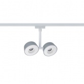 Светильник Paulmann LED spot Double Pellet DIM 2x4W 2700K 240Lm для шинопровода URail Белый/Хром мат