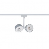 Светильник Paulmann LED spot Double Pellet DIM 2x4W 2700K 240Lm для шинопровода URail Белый/Хром мат