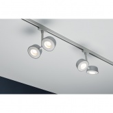 Светильник Paulmann LED spot Double Pellet DIM 2x4W 2700K 240Lm для шинопровода URail Белый/Хром мат