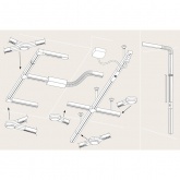 Светильник Paulmann LED Line Connector с разъемом URail DIM 5,8W 2700K 420Lm для шинопровода белый