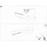 Светильник Paulmann LED End Cap с разъемом URail DIM 5,8W 2700K 420Lm для шинопровода хром матовый