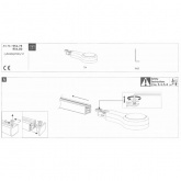 Светильник Paulmann LED End Cap с разъемом URail DIM 5,8W 2700K 420Lm для шинопровода хром матовый