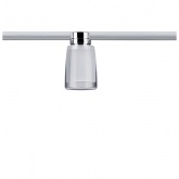 Светильник Paulmann Safira 5,2W 2700K 350Lm для шинопровода URail Хром/Прозрачный/Сатин