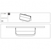 Светильник Paulmann Bluetooth LED Fluter Chronos DIM 16W 2500К-6500К 1100Lm для шинопровода URail