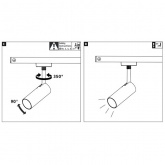 Светильник Paulmann Spot Tubo 5W 3000K 265Lm для шинопровода URail хром матовый металл/пластик