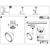 Светильник Paulmann Spot Hemi 5W 3000K 425Lm для шинопровода URail хром матовый