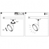 Светильник Paulmann Spot Hemi 5W 3000K 425Lm для шинопровода URail хром матовый
