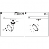 Светильник Paulmann Spot Hemi 5W 3000K 425Lm для шинопровода URail белый