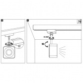 Светильник Paulmann Spot Cube DIM 8W 2700K 520Lm для шинопровода URail хром матовый