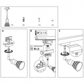 Светильник Paulmann Spot Titurel 1x42W 2800K 625Lm G9 230V для шинопровода URail хром матовый/опал
