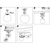 Светильник Paulmann Ceiling Globe Small max. 10W 230V E14 для шинопровода URail хром матовый