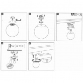 Светильник Paulmann Ceiling Globe Big max. 20W 230V E27 для шинопровода URail хром матовый