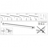 Двухфазный шинопровод Paulmann VariLine 1m max. 2x2000W 230V Pro Rail матовый алюминий