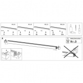 Двухфазный шинопровод Paulmann VariLine 2m max. 2x2000W 230V Pro Rail матовый алюминий