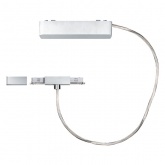 Питание двухфазного шинопровода Paulmann VariLine с проводом 1м max. 2x2000W 230V Pro Rail мат/алюм