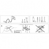 Питание двухфазного шинопровода Paulmann VariLine с проводом 2,5м max. 2x2000W 230V Pro Rail мат/алю