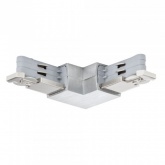 Коннектор Paulmann угловой для двухфазного шинопровода VariLine max. 2x2000W 230V Pro Rail мат/алюм