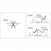 Подвесная стойка Paulmann для двухфазного шинопровода VariLine 125/250mm Pro Rail матовый алюминий