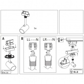 Светильник Paulmann ANDANTE для двухфазного шинопровода VariLine max. 75W 230V GU10 Pro Rail мат/алю