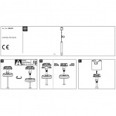 Подвесной светильник Paulmann Tarus 6,5W 3000К 24V 540Lm DIM белый матовый для шинопровода NanoRail