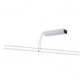 Тросовая базовая система с трансформатором Paulmann DC Basic Set max. 36W 15m 230/12V хром матовый