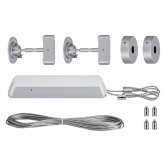 Тросовая базовая система с трансформатором Paulmann 2Line Basic Set 30W 12m 230/24V белый/хром мат.