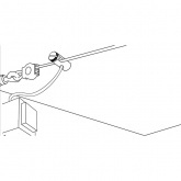 Клеммы Paulmann для питания тросовой системы max. 300W 2шт. хром