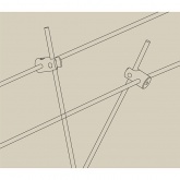 Клеммы Paulmann для питания тросовой системы max. 150W 2шт. хром