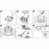 Светильник встраиваемый Paulmann Prem EBL Name starr dim LED 3x6,8W Матовый белый