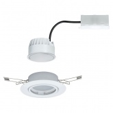 Светильник встраиваемый Paulmann Base Coin schw 1x5W 51mm GU10 Матовый белый