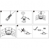 Светильник встраиваемый Paulmann комплект Base Coin LED 3x5W Матовый белый