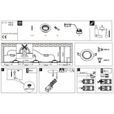 Светильник встраиваемый Paulmann комплект Base Coin LED 3x5W Матовый белый