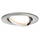 Светильник встраиваемый Paulmann Nova Coin LED 1x6,5W Матовое железо