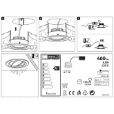 Светильник встраиваемый Paulmann Nova Coin LED 3x6,5W Матовый алюминий