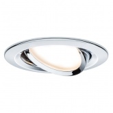 Светильник встраиваемый Paulmann комплект Nova Coin LED 3x6,5W Хром