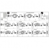 Светильник встраиваемый Paulmann комплект Nova Coin LED 3x6,5W Матовый белый